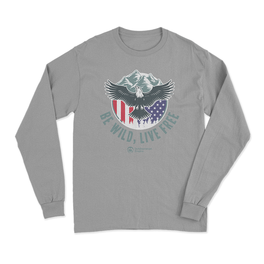 Be Wild Be Free Men Long Sleeve Shirt