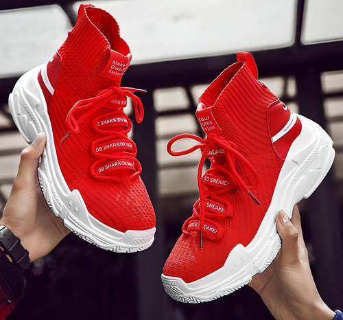 StreetFace™ – Reactive Sole High-Top Sneakers