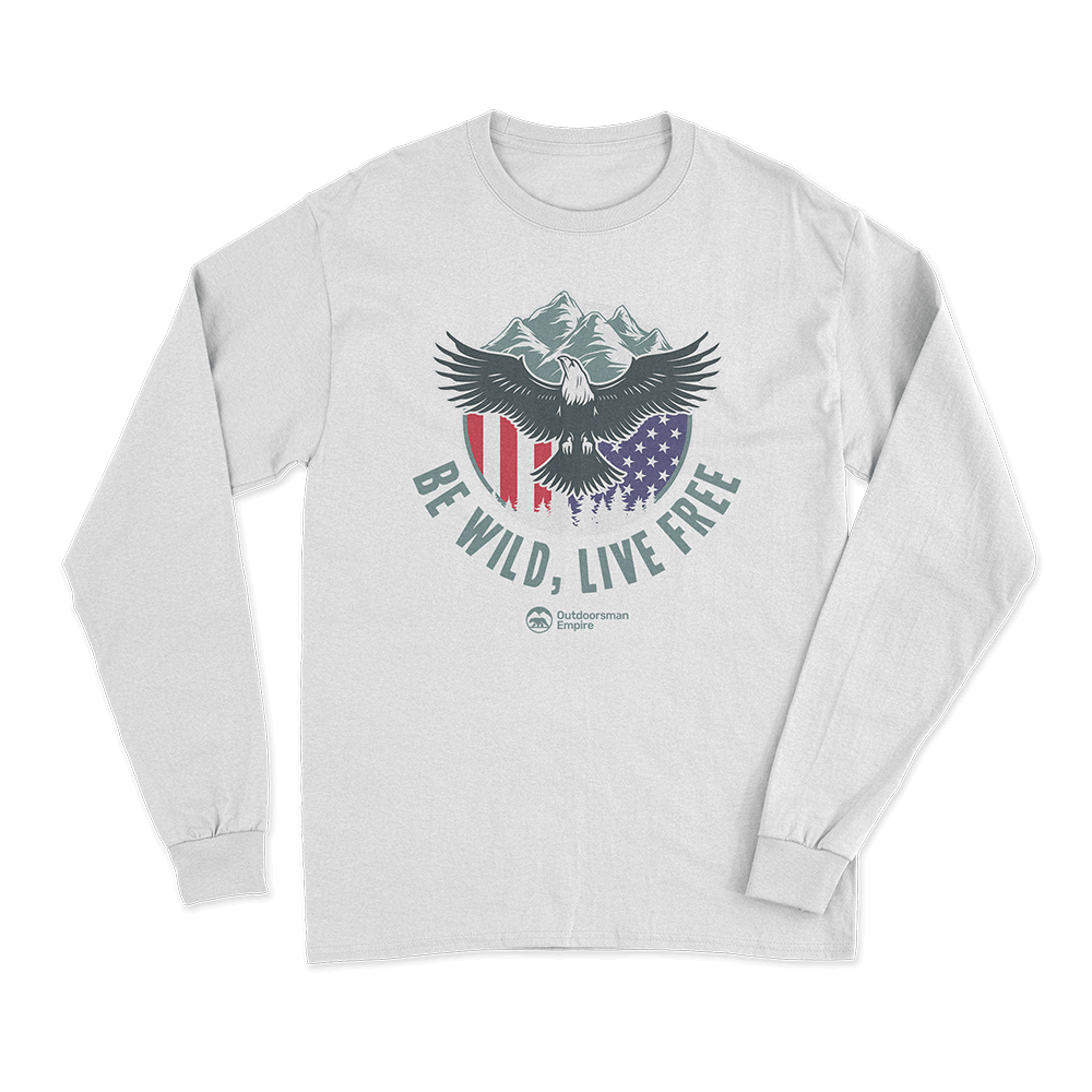 Be Wild Be Free Men Long Sleeve Shirt