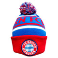 Fan Ink Officially Licensed Soccer Beanies with Pom Pom Bayern Munich Royal