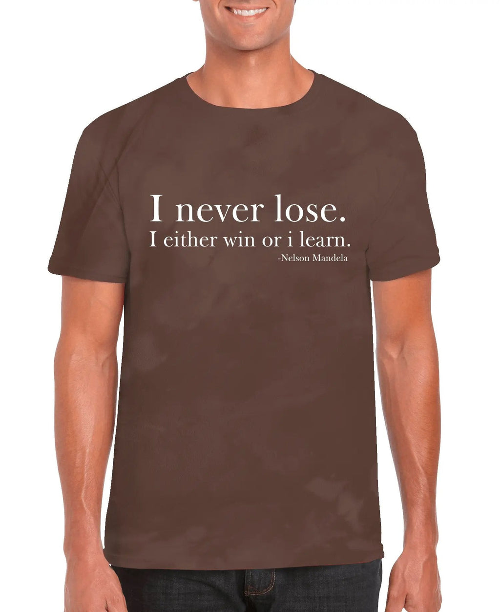 I Never Lose -Nelson Mandela Unisex T-shirt