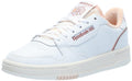 Reebok Womens Phase Court Sneaker White/White/Pink 5.5