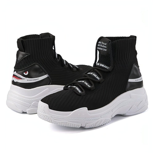 StreetFace™ – Reactive Sole High-Top Sneakers