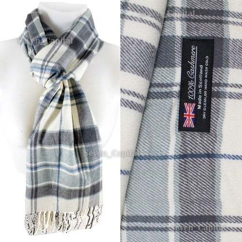Mens Womens Winter Warm SCOTLAND Made Pashmina Scarf Scarves Plaid