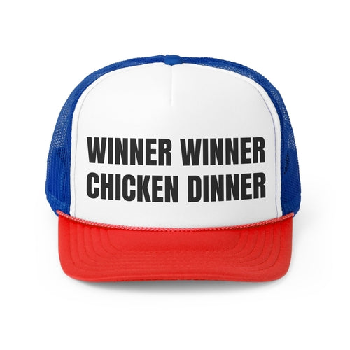 Winner Winner Chicken Dinner Funny Trucker Hat