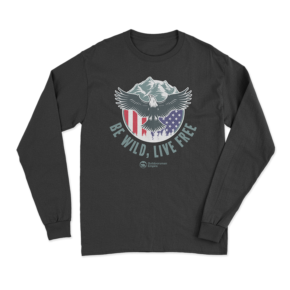 Be Wild Be Free Men Long Sleeve Shirt