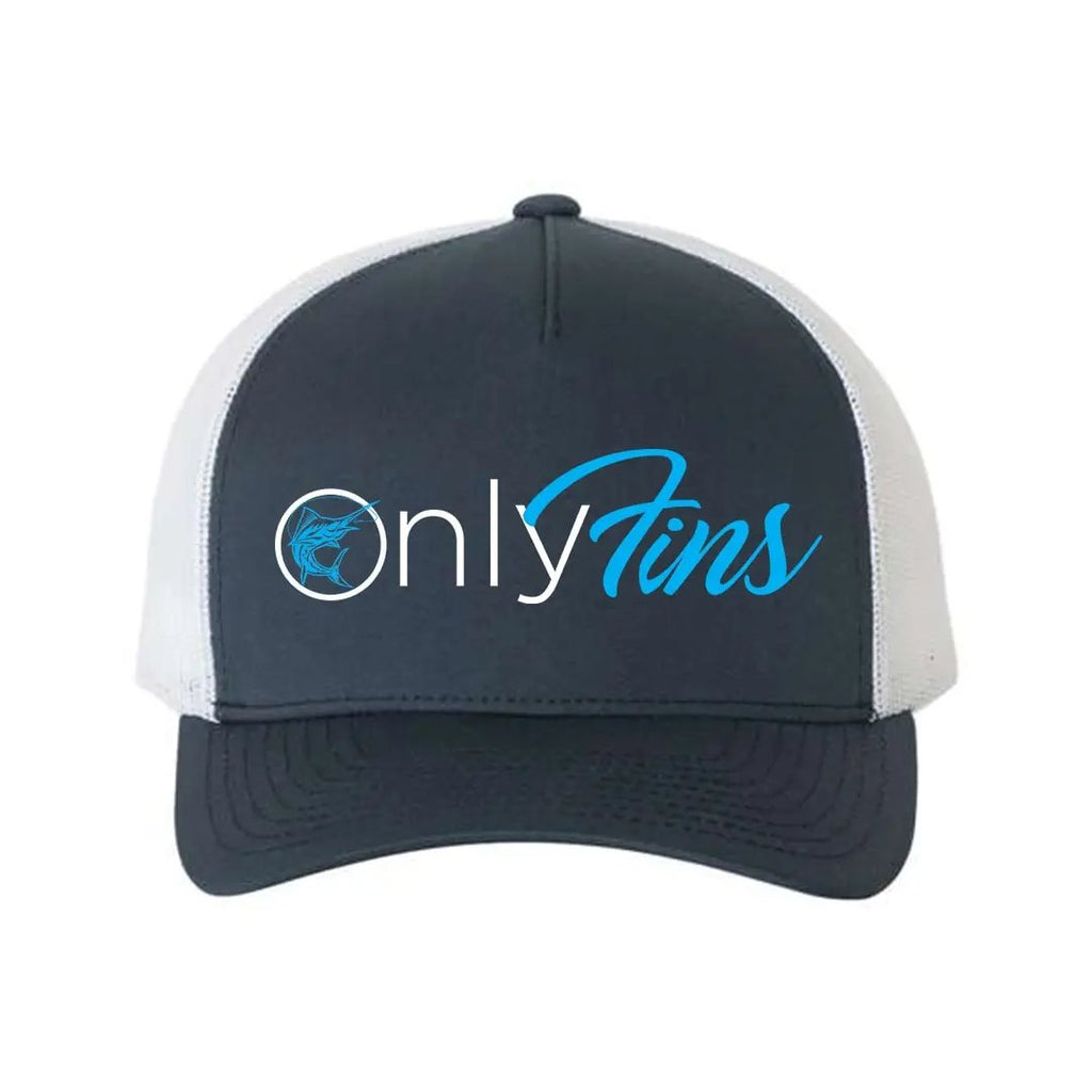 Only Fins Retro Embroidered Snapback Trucker Hat