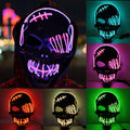 Halloween Scary One-Eyed Pirate Mask Cosplay Led Mask