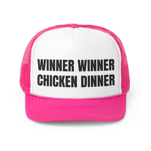 Winner Winner Chicken Dinner Funny Trucker Hat