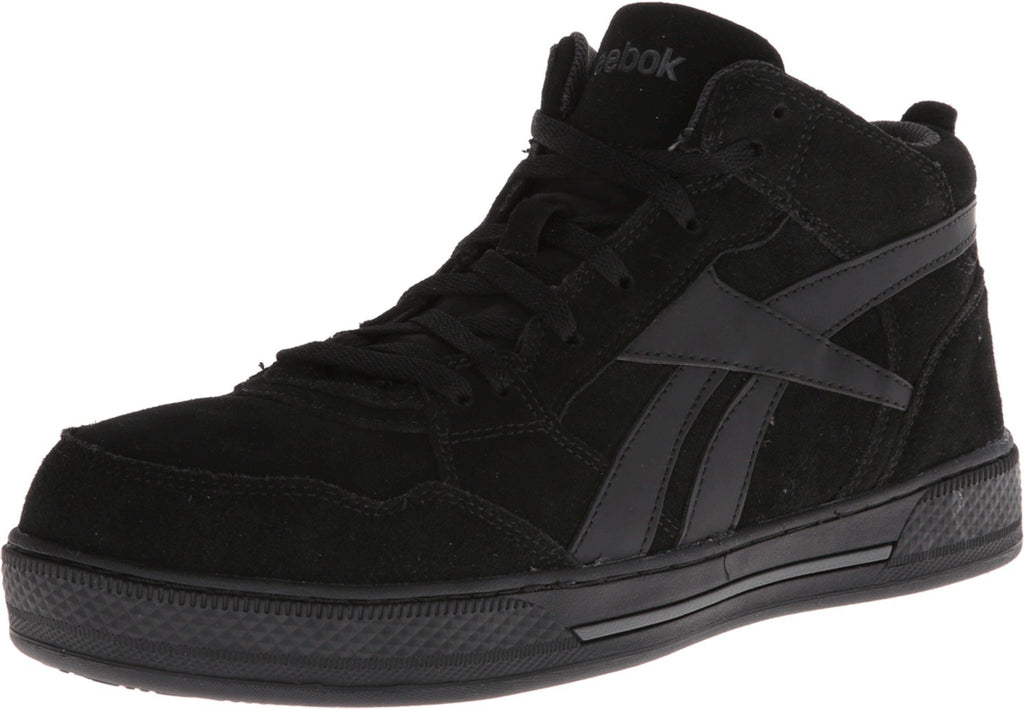 Reebok Work Mens Dayod Safety Toe Skateboard Work Shoe Black 9 M US