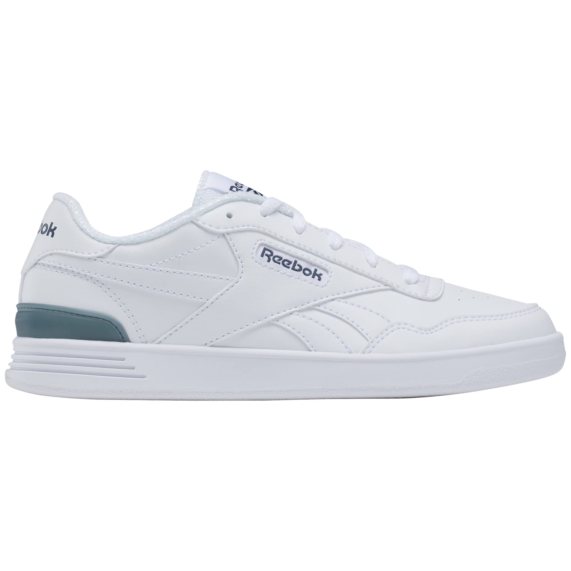 Reebok Womens Court Advance Clip Sneaker White/Hoops Blue/Footwear White 7