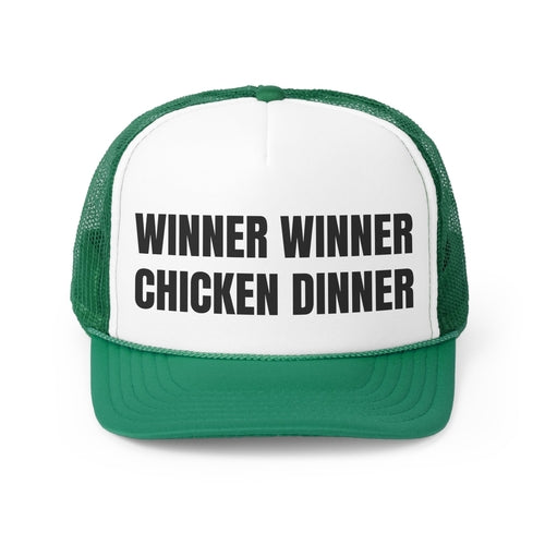 Winner Winner Chicken Dinner Funny Trucker Hat