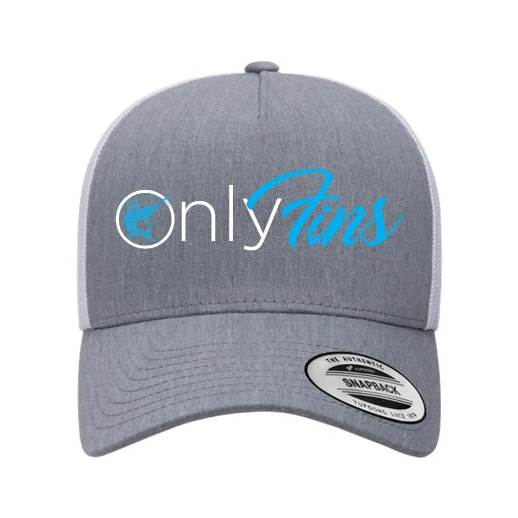 Only Fins Retro Embroidered Snapback Trucker Hat