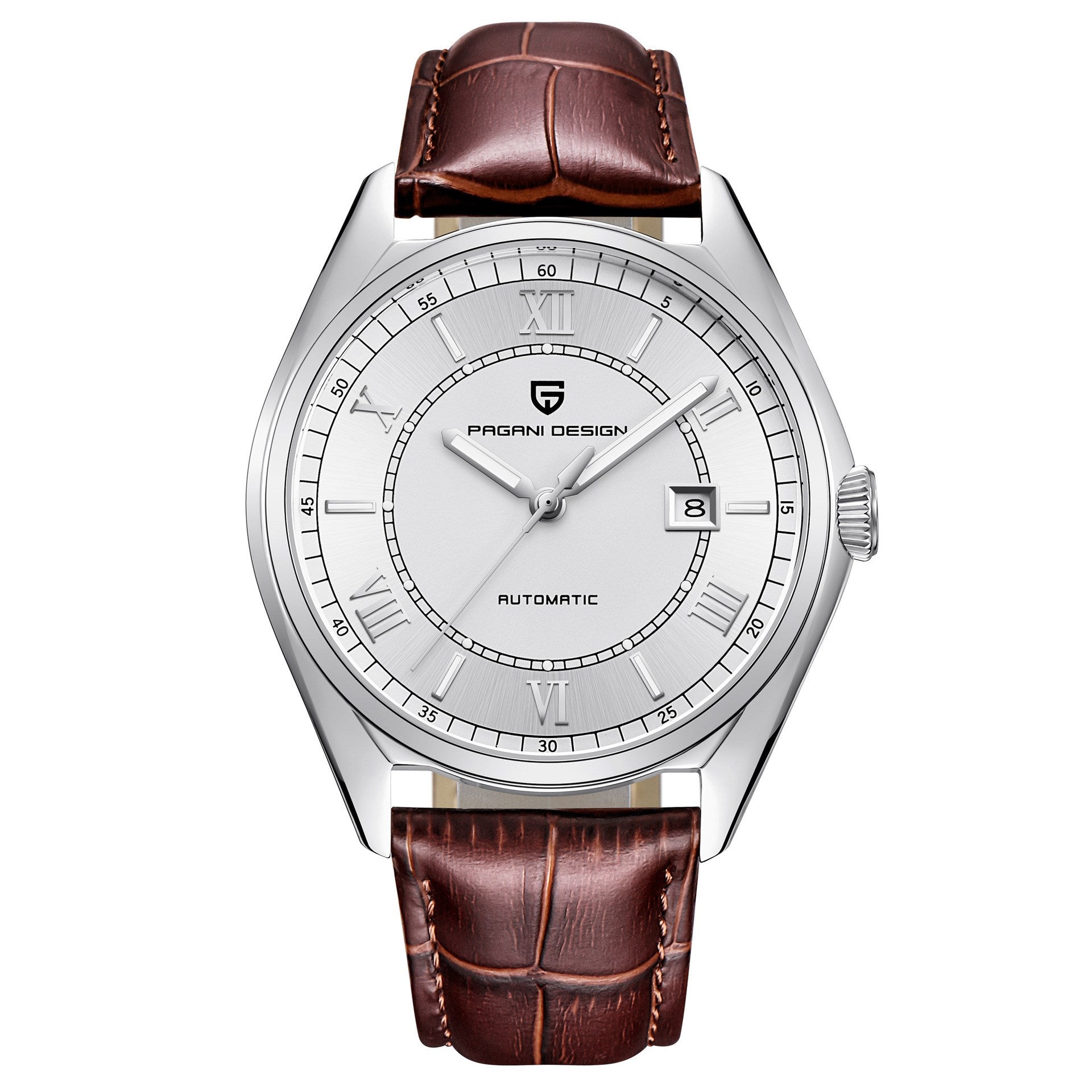 PAGANI DESIGN Men's Automatic Mechanical Watch (Leather)