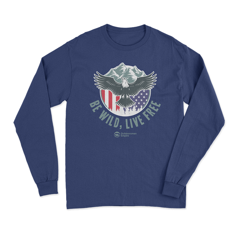 Be Wild Be Free Men Long Sleeve Shirt