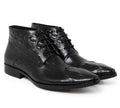 High-Top Alligator Leather Doc Martens for Men
