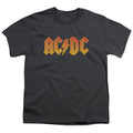 Trevco ACDC118-YT-4 ACDC Logo-S by S Youth Short Sleeve Shirt, Cha