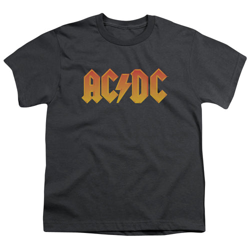 Trevco ACDC118-YT-4 ACDC Logo-S by S Youth Short Sleeve Shirt, Cha