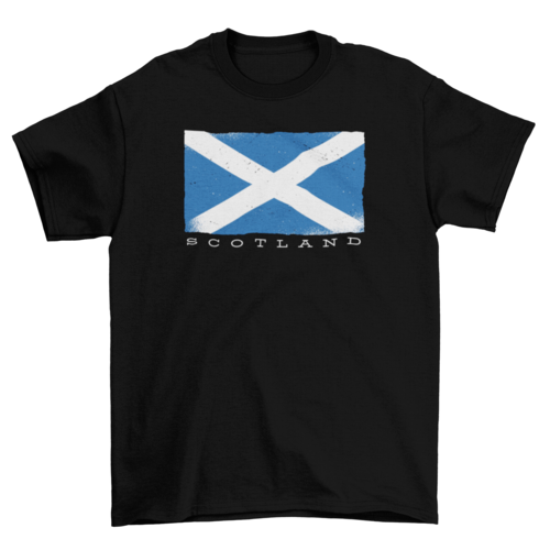 Scotland flag t-shirt