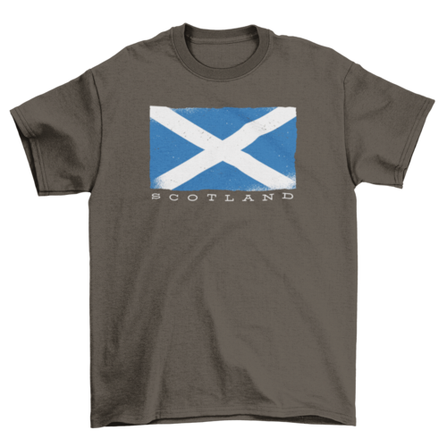 Scotland flag t-shirt