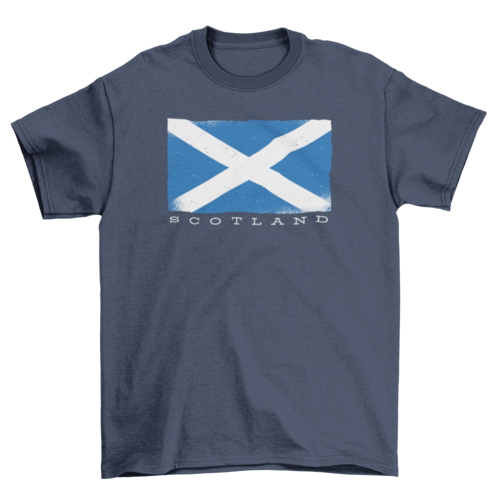 Scotland flag t-shirt
