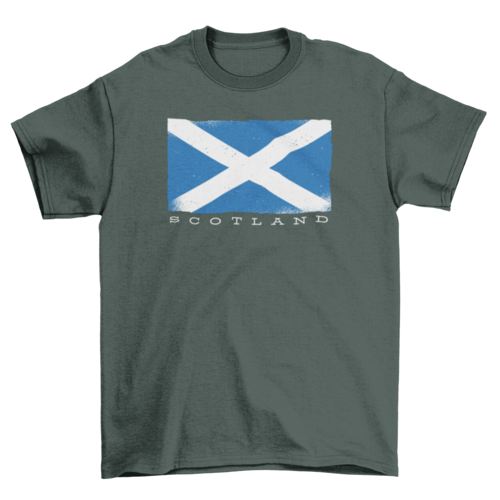 Scotland flag t-shirt