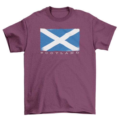 Scotland flag t-shirt