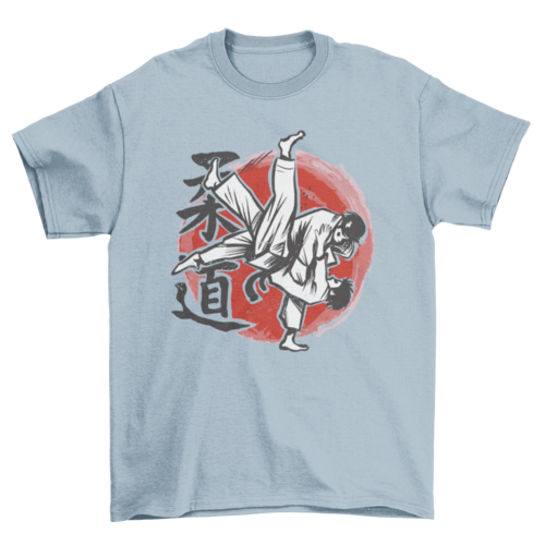 Judo hand drawn fighters t-shirt