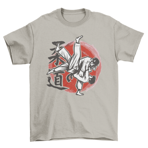 Judo hand drawn fighters t-shirt