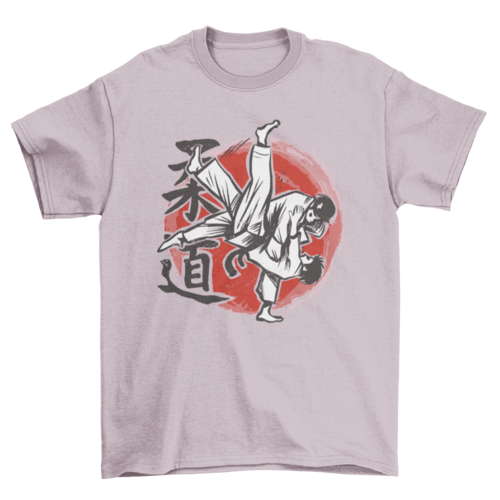 Judo hand drawn fighters t-shirt