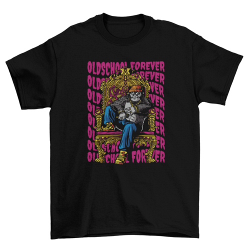 Gangster gorilla animal t-shirt