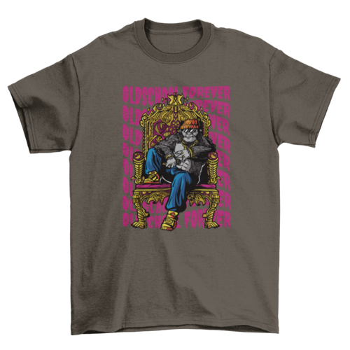 Gangster gorilla animal t-shirt