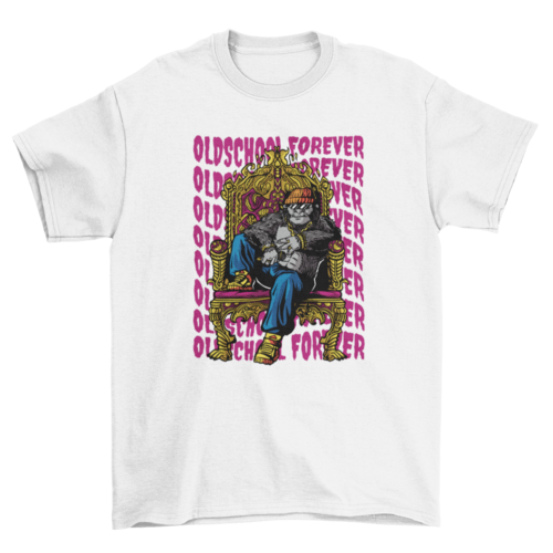 Gangster gorilla animal t-shirt