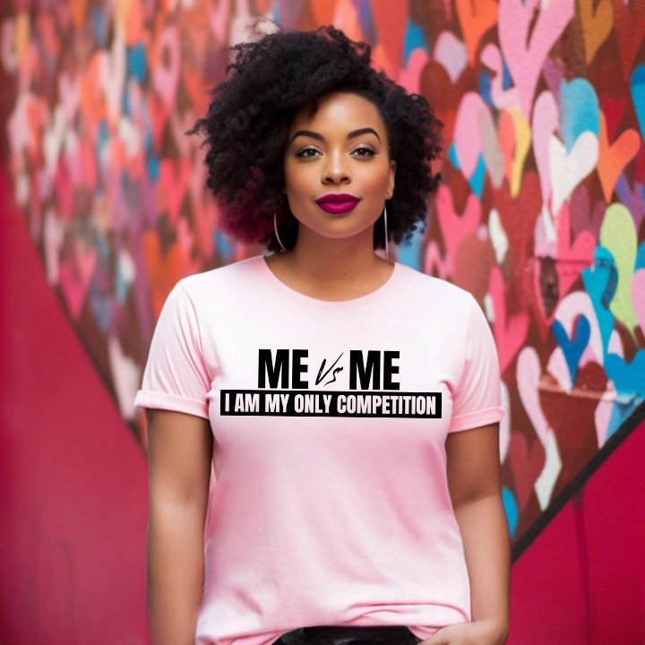 Me vs Me Unisex T-Shirt – Motivational Self-Discipline Tee