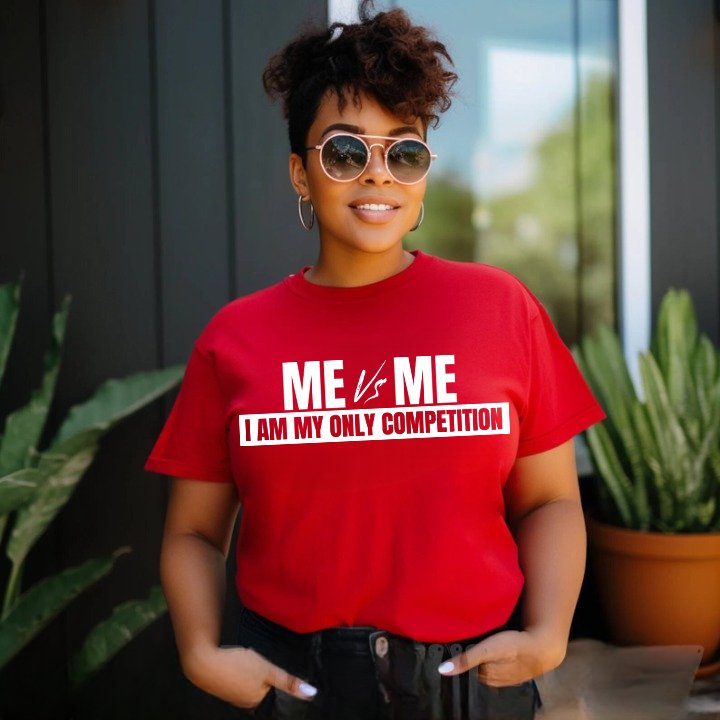 Me vs Me Unisex T-Shirt – Motivational Self-Discipline Tee