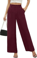 Women’s Straight Fit Pants-Maroon (Size-32)