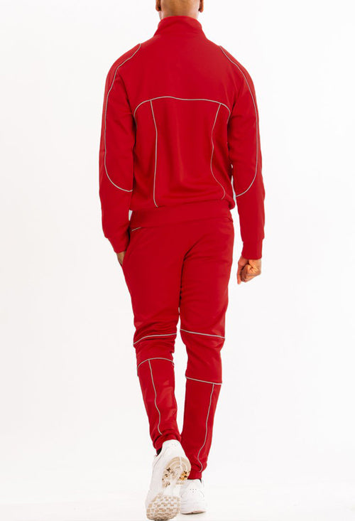Reflective Piping Detailed Track Suit
