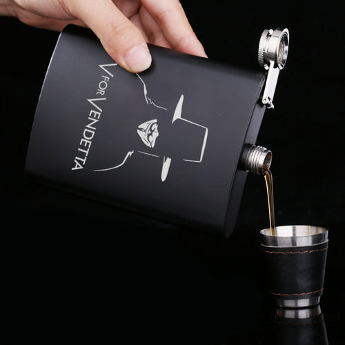 VFOR VENDETTA V For Vendetta Mask Rangers Flask Set