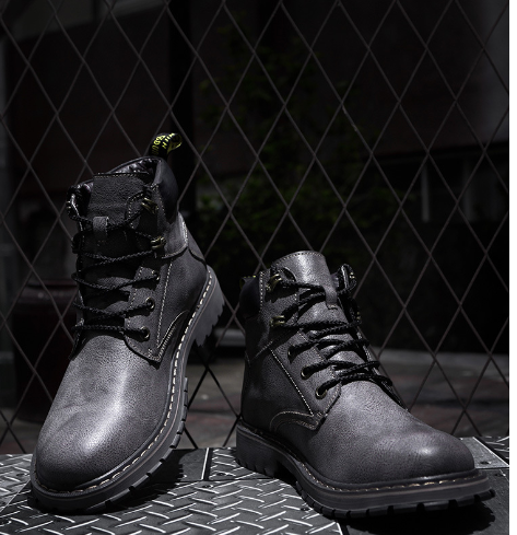 Trendy Warm Martin Boots with Velvet Lining