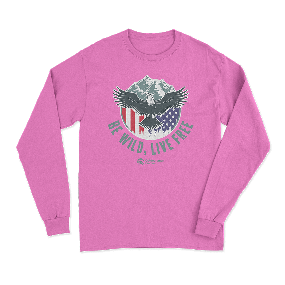 Be Wild Be Free Men Long Sleeve Shirt