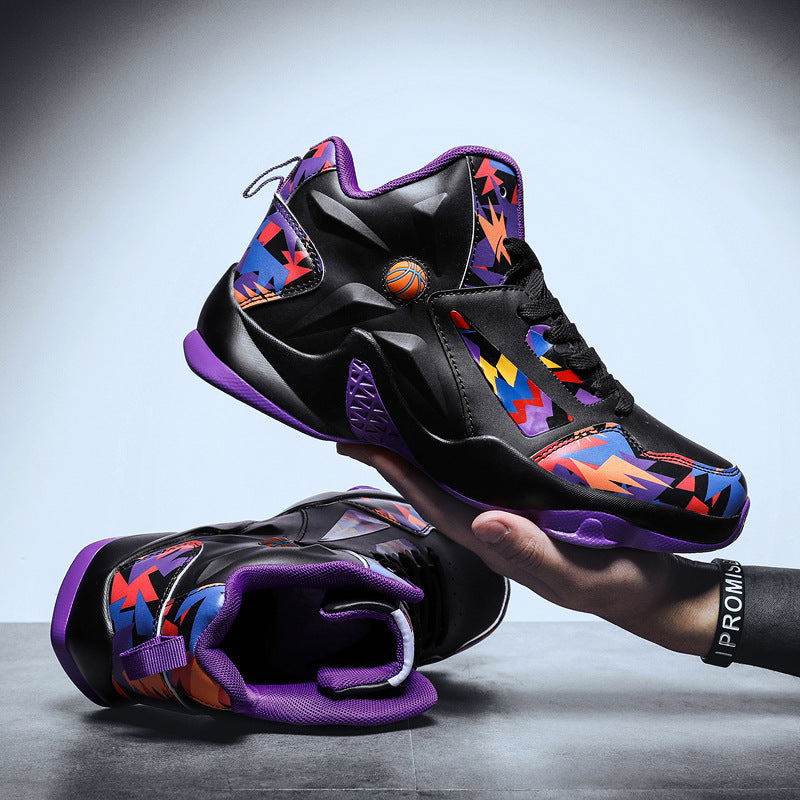 Lightweight High-Top Men's Versatile Basketball Shoes