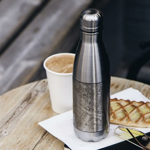 Edinburgh - Scotland Engraved Map Insulated Bottle