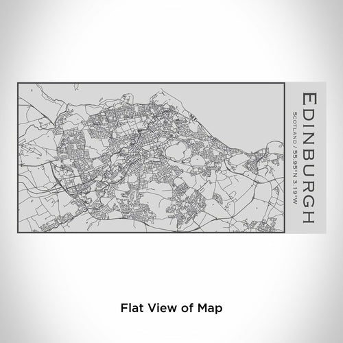 Edinburgh - Scotland Engraved Map Insulated Bottle