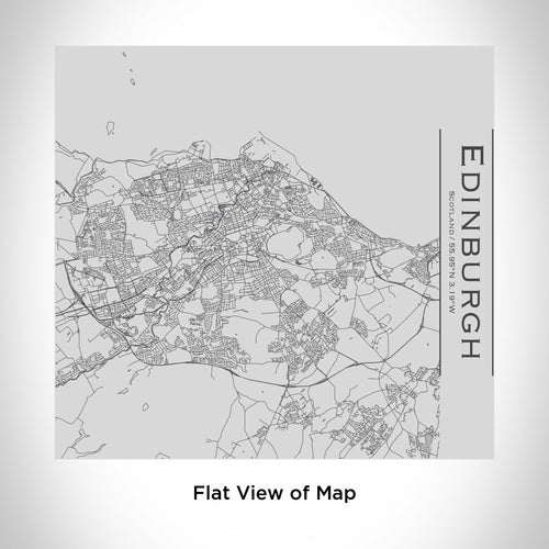 Edinburgh - Scotland Engraved Map Tumbler
