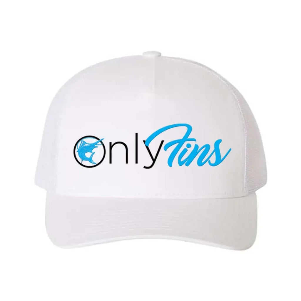 Only Fins Retro Embroidered Snapback Trucker Hat