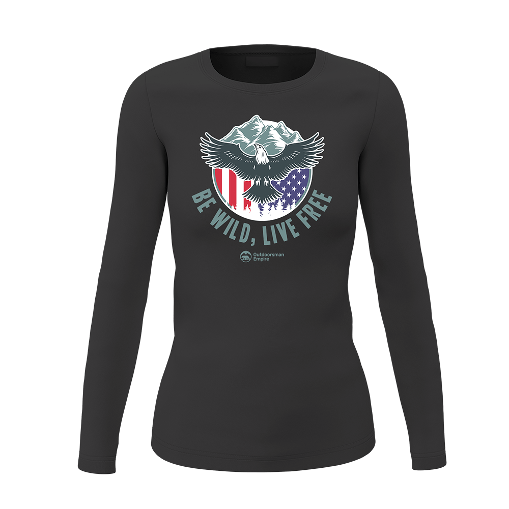 Be Wild Be Free Women Long Sleeve Shirt