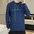 Men's Round-Neck Casual Versatile Sweater Top
