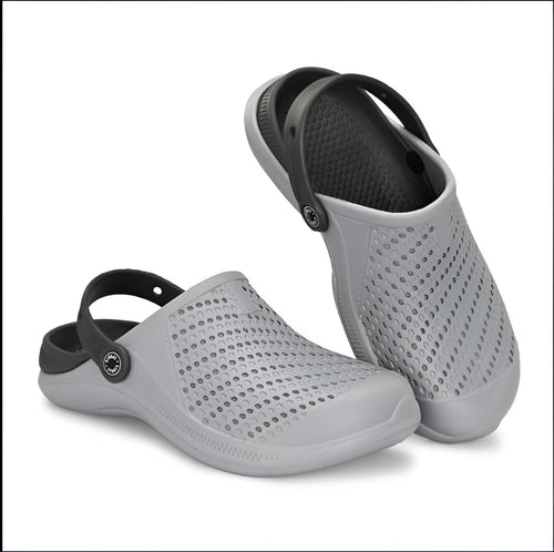 Mens Soft quality Double color croks (Black & Grey, 7K)