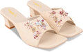 Women Off White Heels Sandal