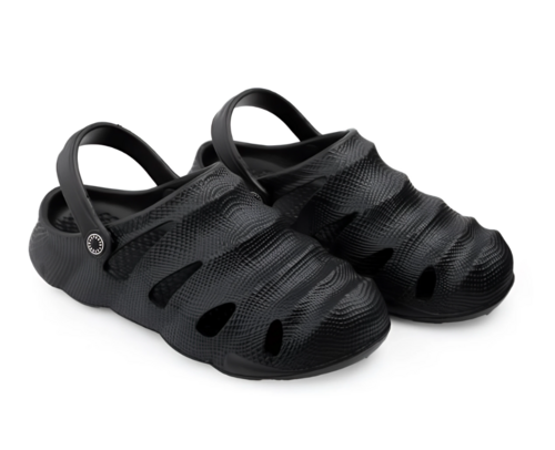 Mens Soft Quality Clogs (Black ,9K)